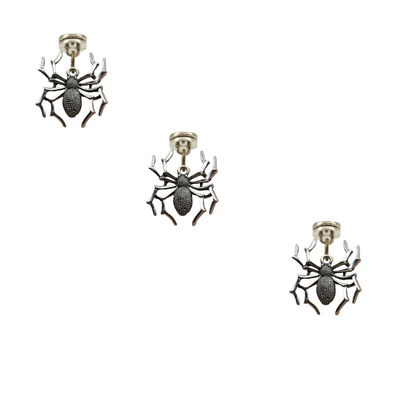 Silver Hinge Head Home Decoration Spider,Magnetic Hinge Dropper Hanging,Magne...