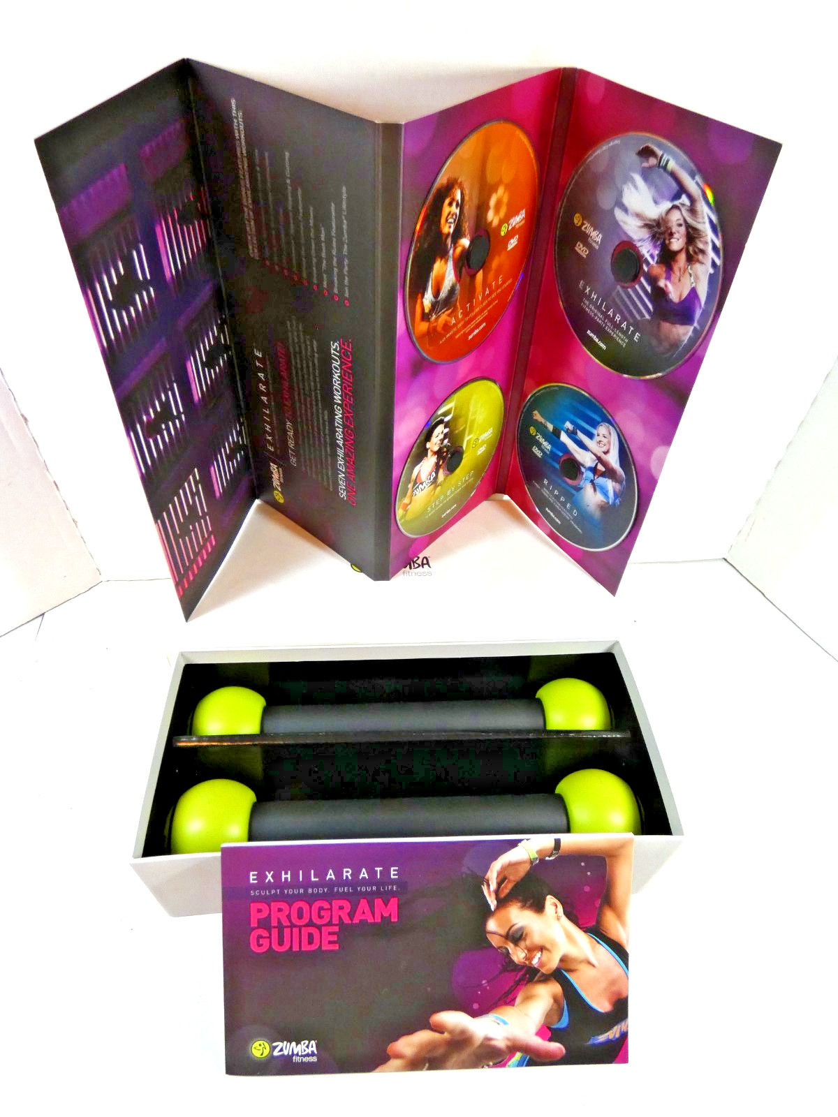 Zumba Fitness Exhilarate The Ultimate Zumba Fitness DVD Experience w/ 2Lb Weight