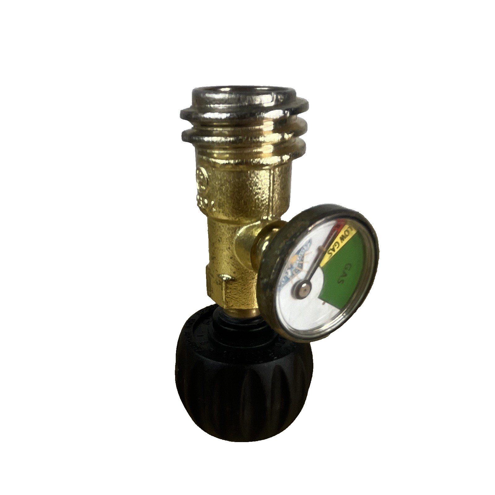 FlameKing - LP Gas Regulator Valve with Pressure Gauge, 11051G,YS900,80GK
