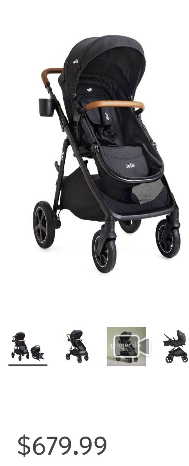 Joie ginger stroller