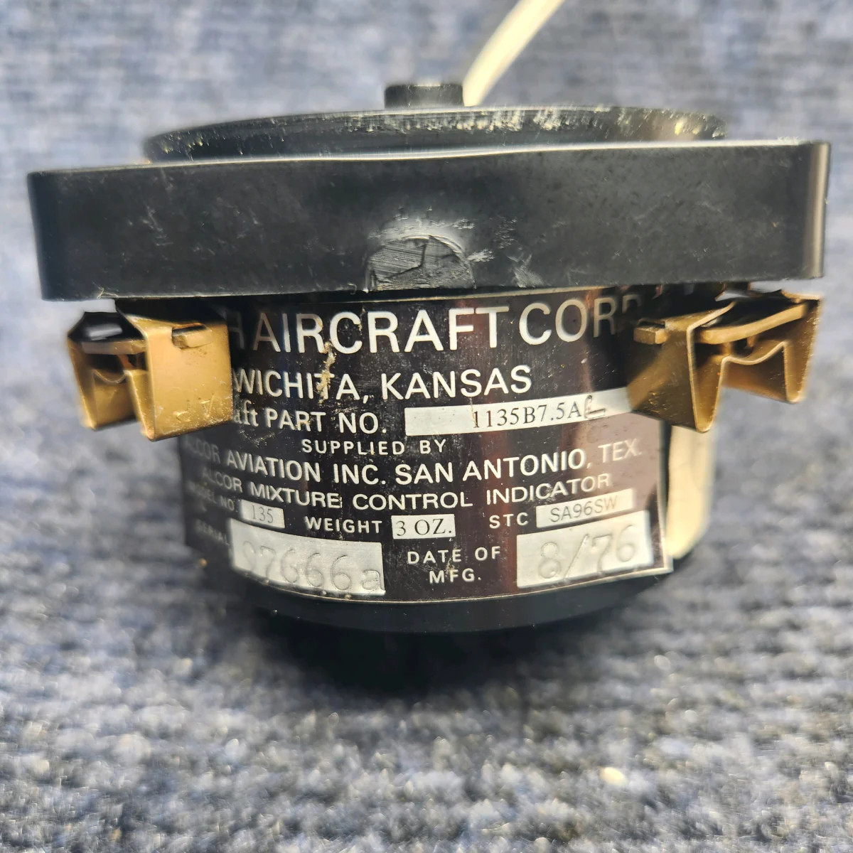 135B75AL | Beechcraft F33A | Beech Exhaust Gas Temperature Indicator
