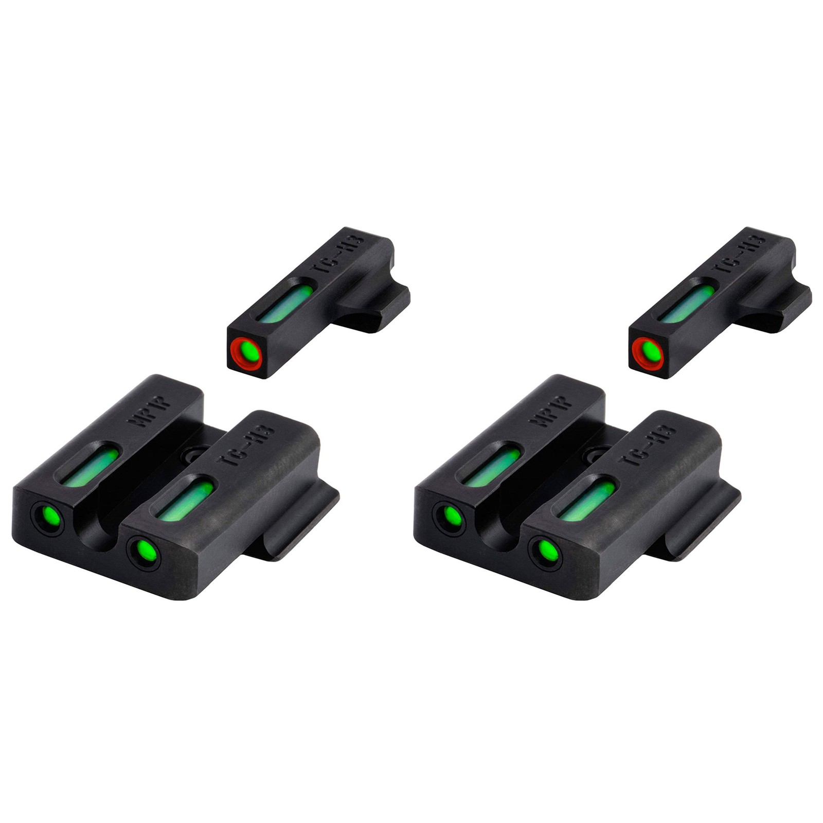 TruGlo Pro TFK Fiber Optic Tritium Sight for Smith & Wesson M&P Models (2 Pack)