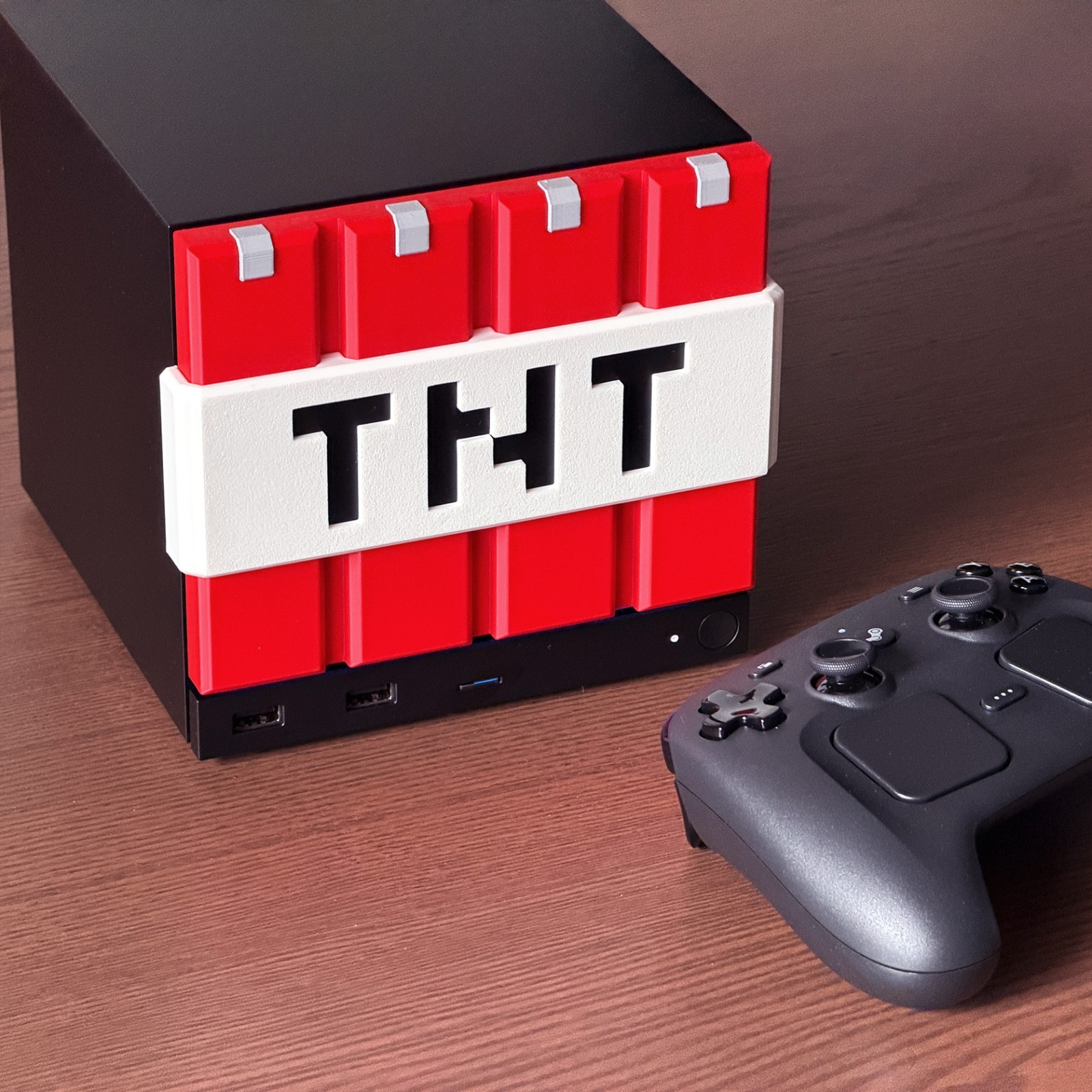 Steam Machine Faceplate | TNT inspired for Valve Console