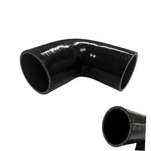 Automotive Silicone Tubing, 2.75"ID 90 Degree Elbow, 4.7" (120 2.75 Inch Black