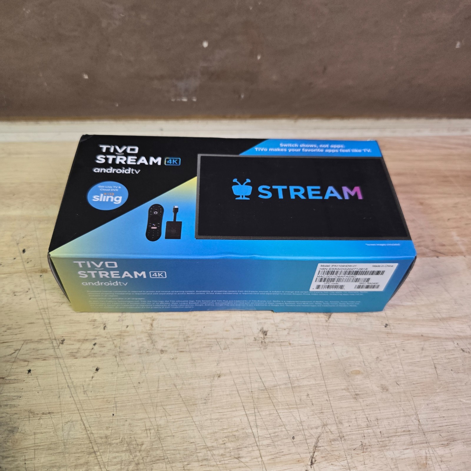 TiVo Stream 4K Media Streamer - Black