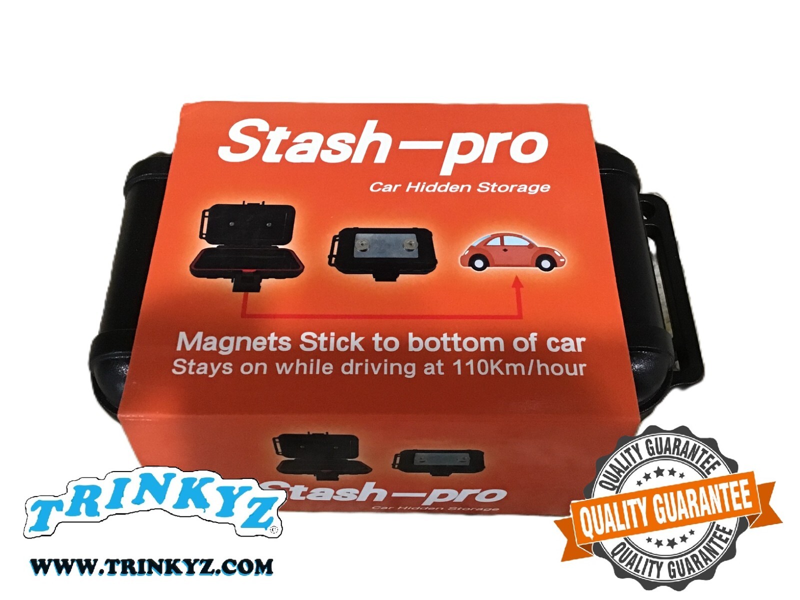 New!!! Magnetic Hidden Stash Box Under Car Secret Compartment Security Safe