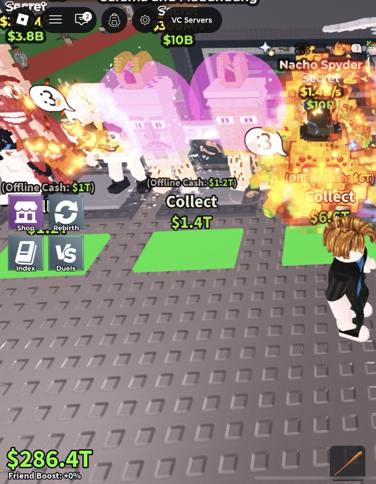 Roblox Secret Game Item with Offline Cash and Friend Boost
