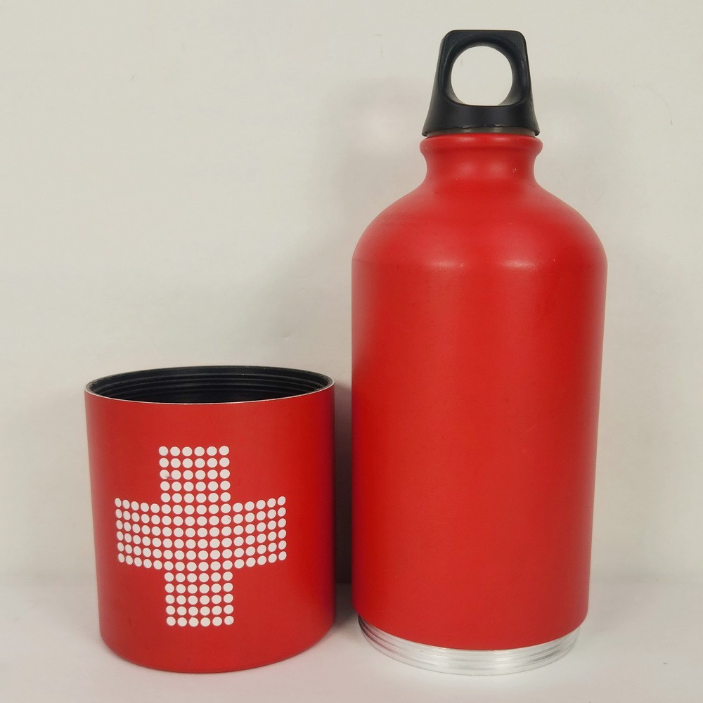 Survival Gear Red Cross First Aid Aluminum Bottle Tandy Brands