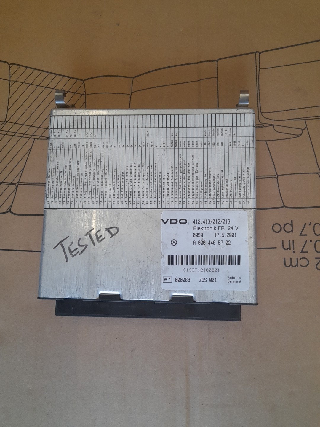 Mercedes 815 Atego FR VDO Module Euro 3 OEM A 000 446 57 02