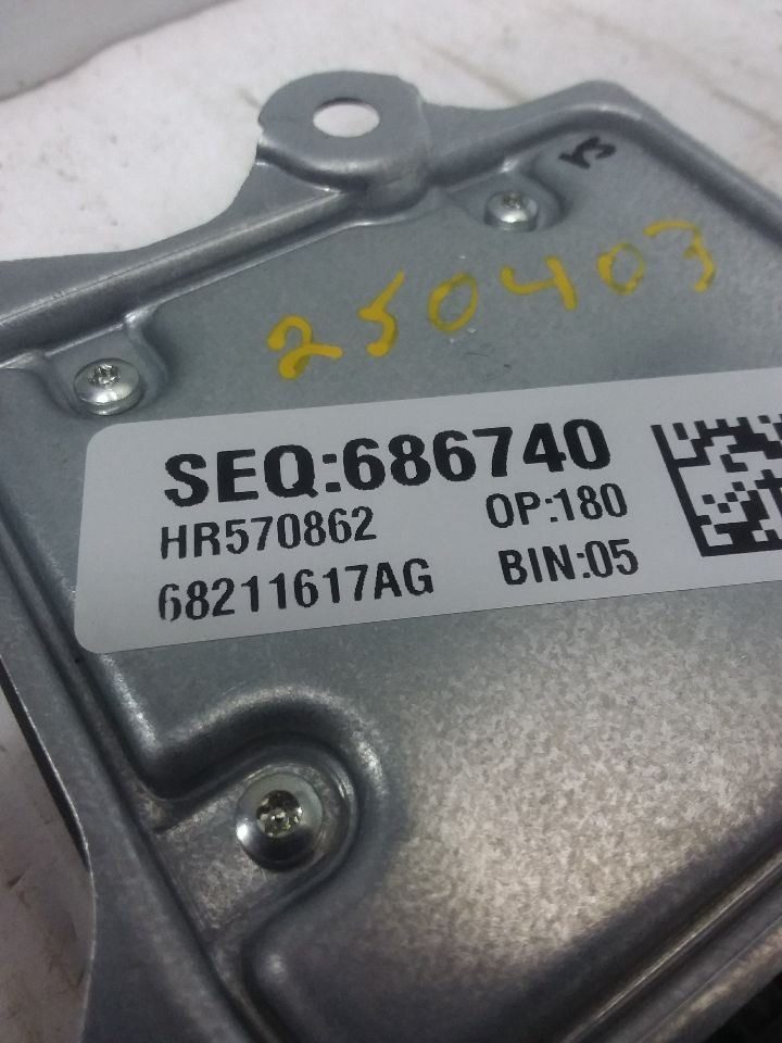 SRS Occupant Restraint Control Module Fits 17-19 PACIFICA 68211617AG