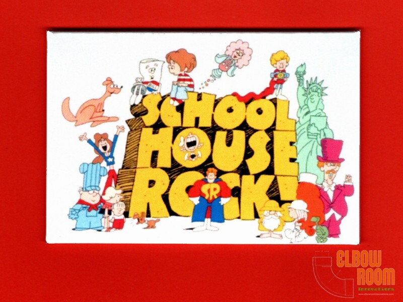 Schoolhouse Rock logo 2x3" fridge/locker magnet