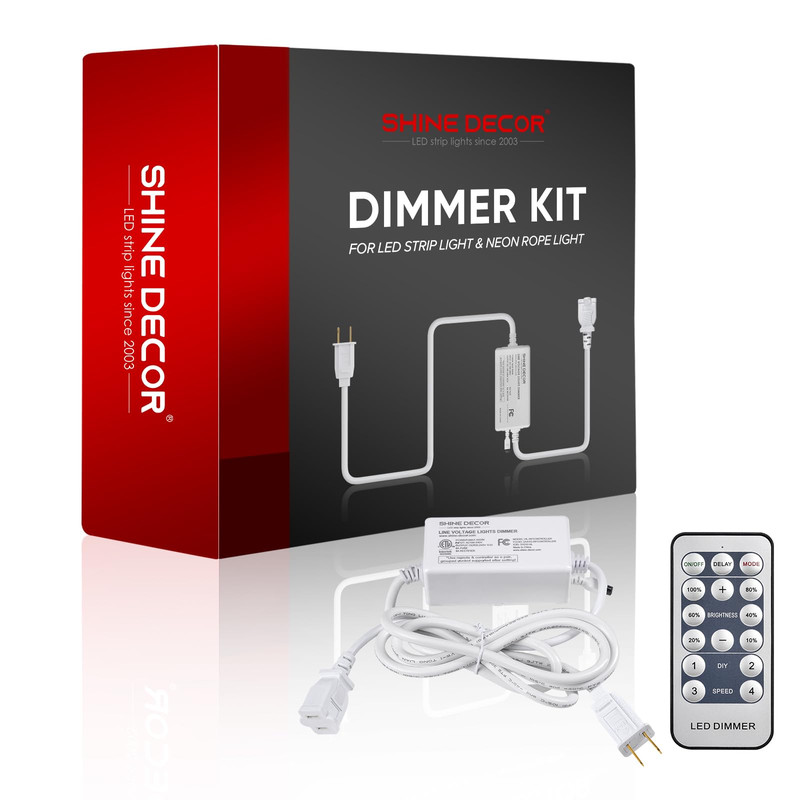 Shine Decor Dimmer Controller Pack Remote For All Shine Decor Led Strip Lights
