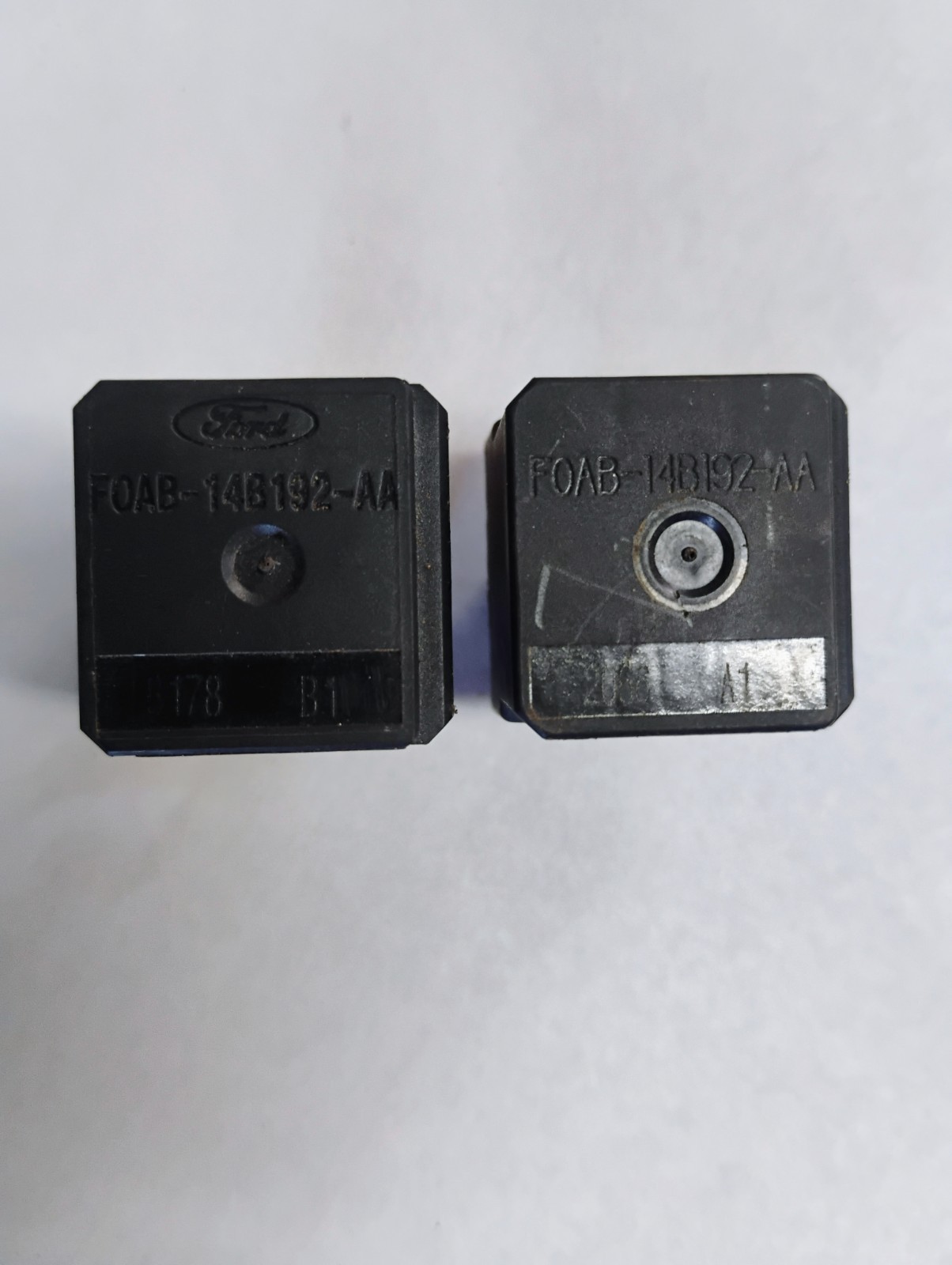(2) FORD OEM Relay FOAB-14B192-AA F0AB-14B192-AA 5-prong 12V Tested! P6STD 94A