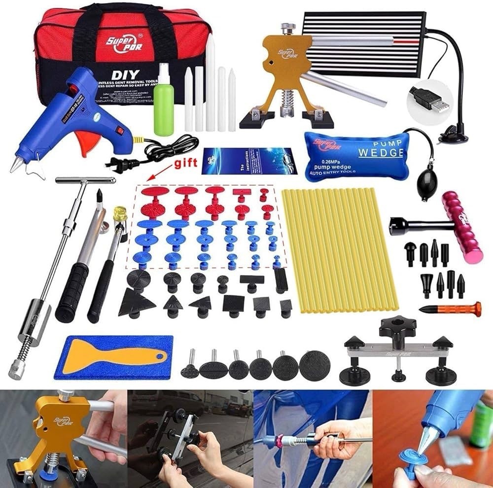 74 Pcs Car Body Paintless Repair Removal Tools Automotive