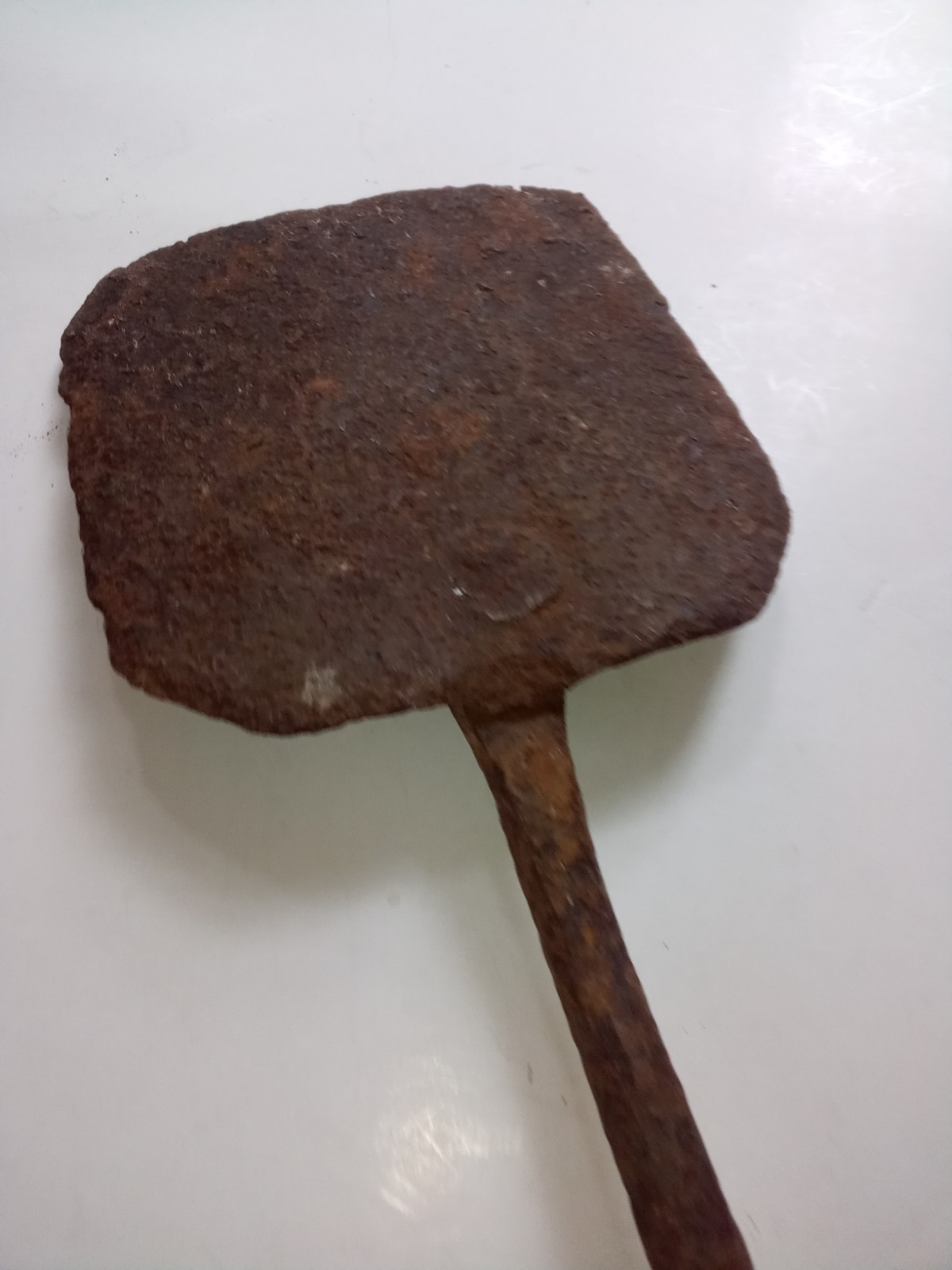 ANT PRIMITIVE BLACKSMITH SHOVEL 1850-90 HAND FORGED GENUINE TOOL FORGED LOOP