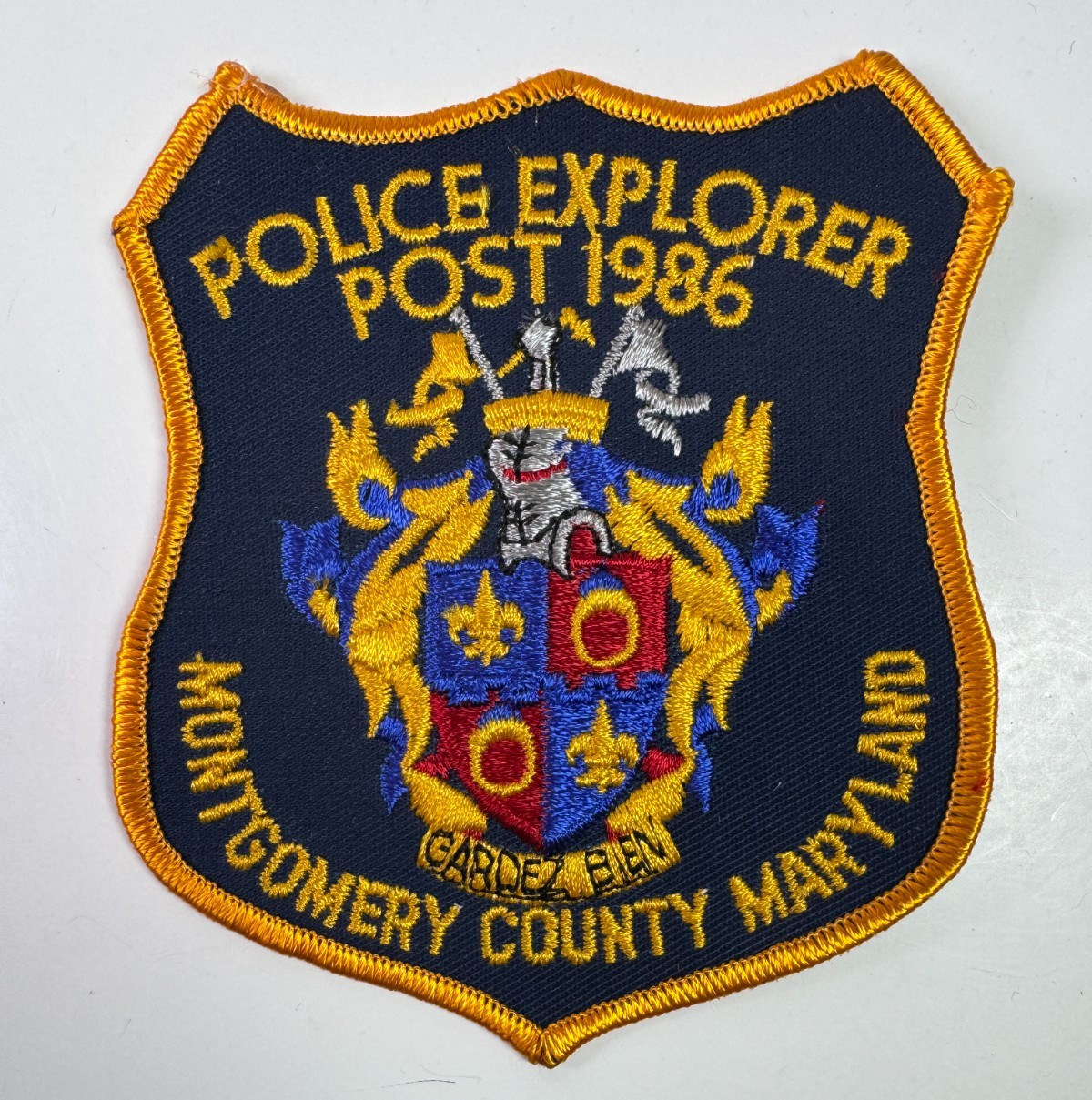 Montgomery County Police Explorer Post 1986 Maryland Patch