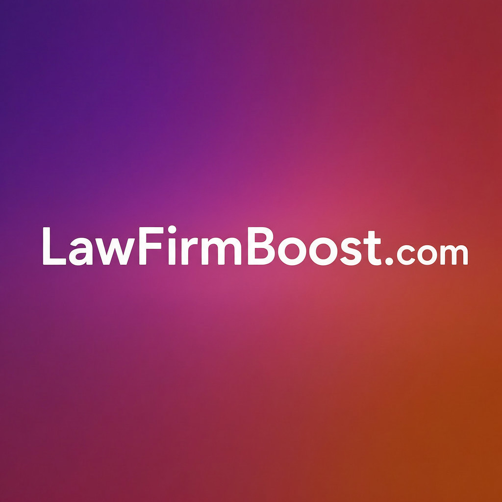 LawFirmBoost.com - Premium 3-Word .COM Domain Name Law Firm Marketing SEO Legal