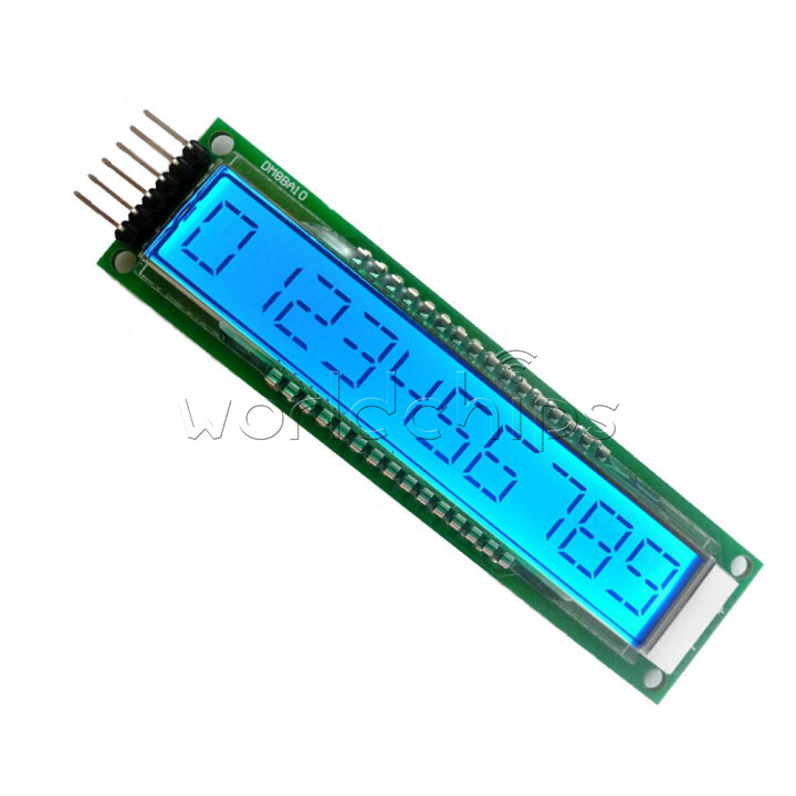 10-bit 16-segment SPI LCD Display Module Board TM1622 Drive DC 5V SPI Interface