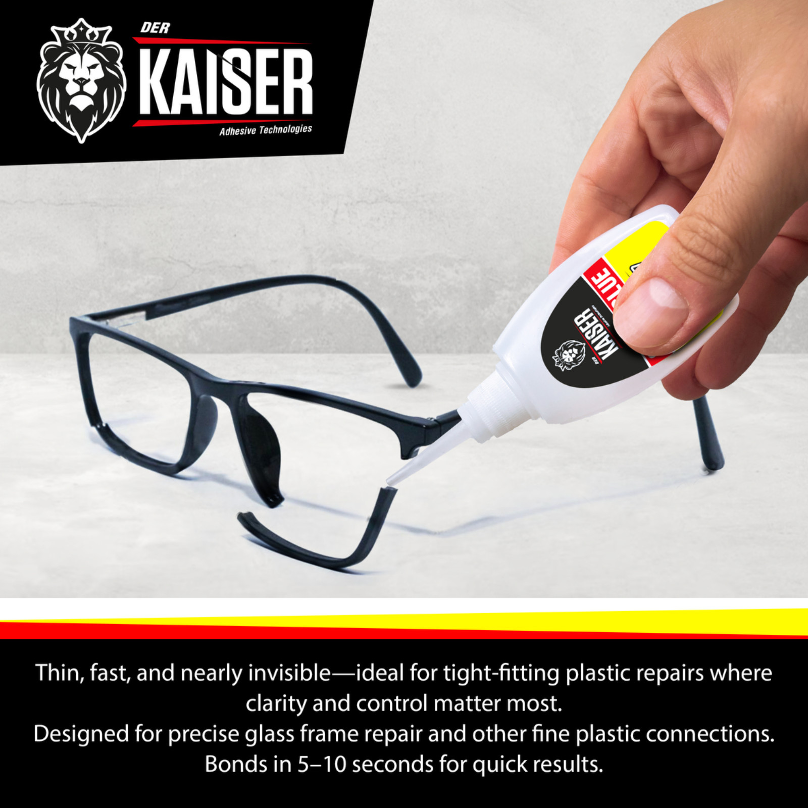 Der Kaiser Thin Cyanoacrylate (CA) Super Glue 4oz