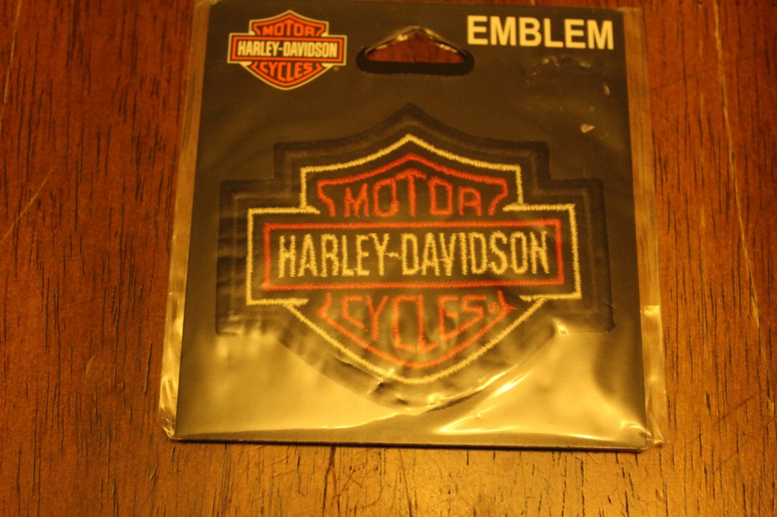 Three Harley-Davidson sew on application only new emblem. All 3 are different.