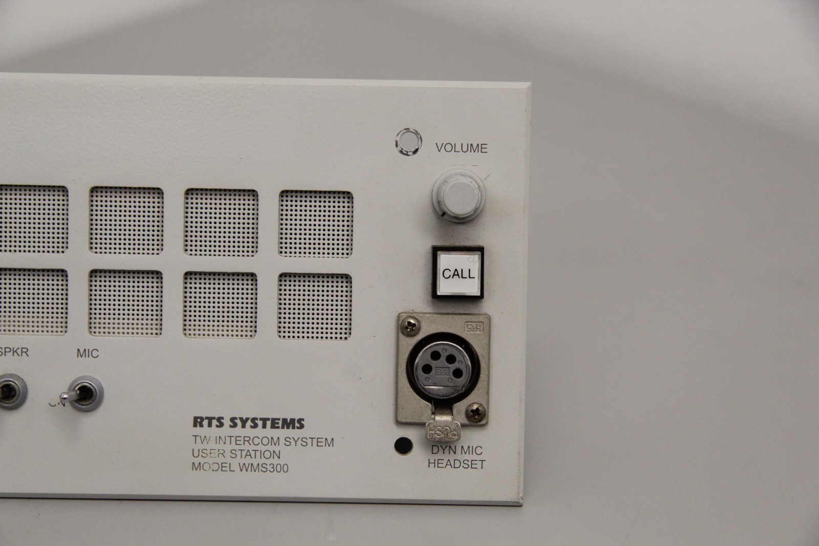 RTS WMS300 TW Intercom System Wall Mount User Station