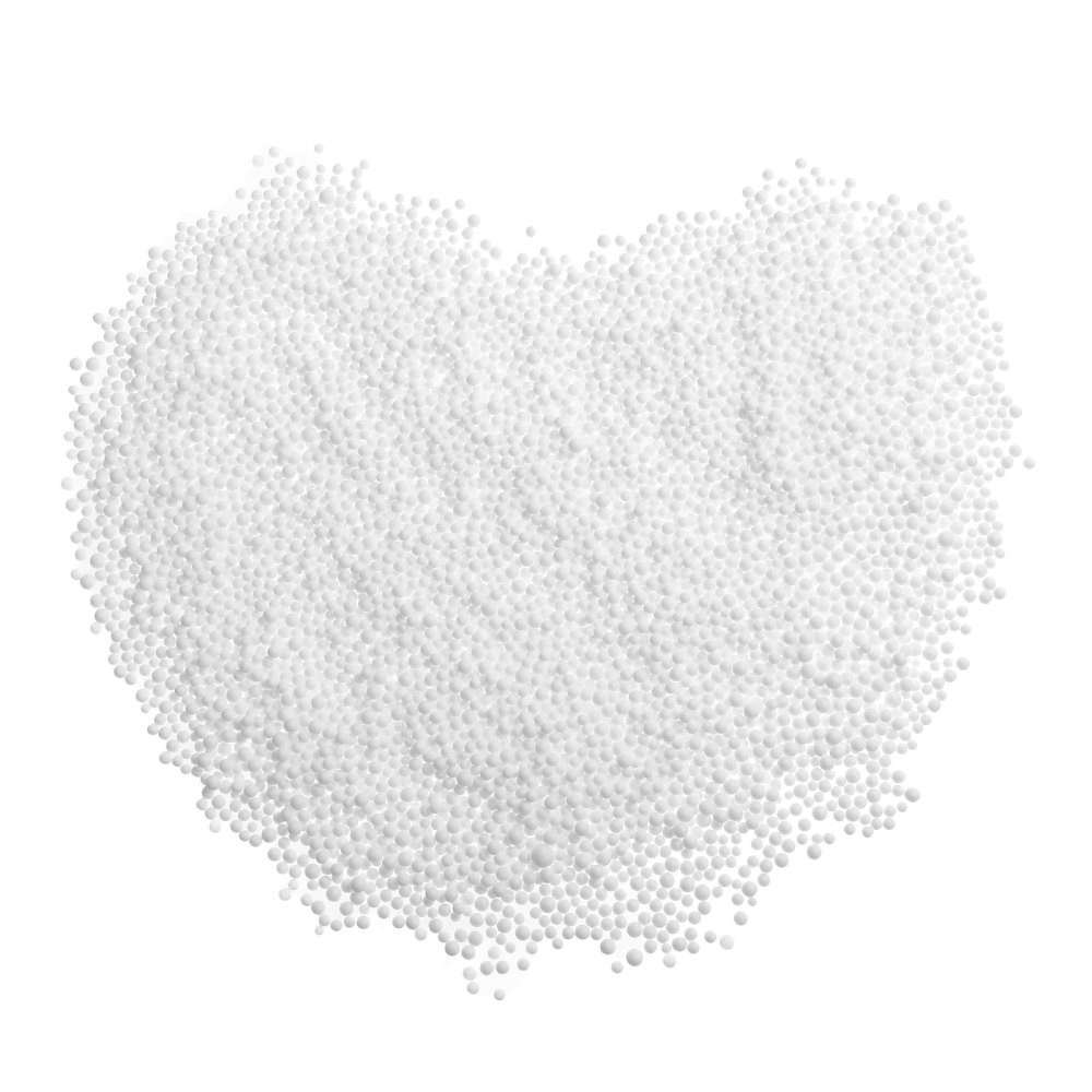 1Bag White Polystyrene Foam Beads - DIY Foam Balls Tiny Packing Beads