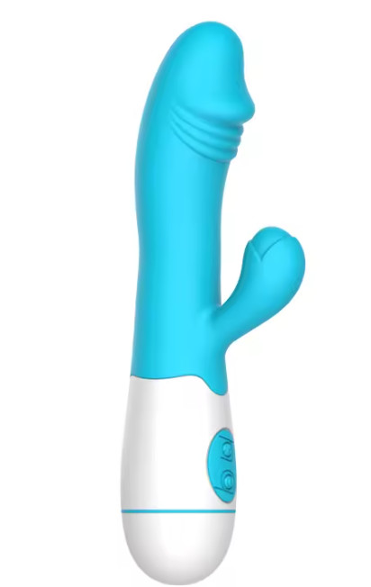 Rabbit Multispeed Womens Vibrator G-Spot Dildo Adult Sex Toy Massager Turquoise