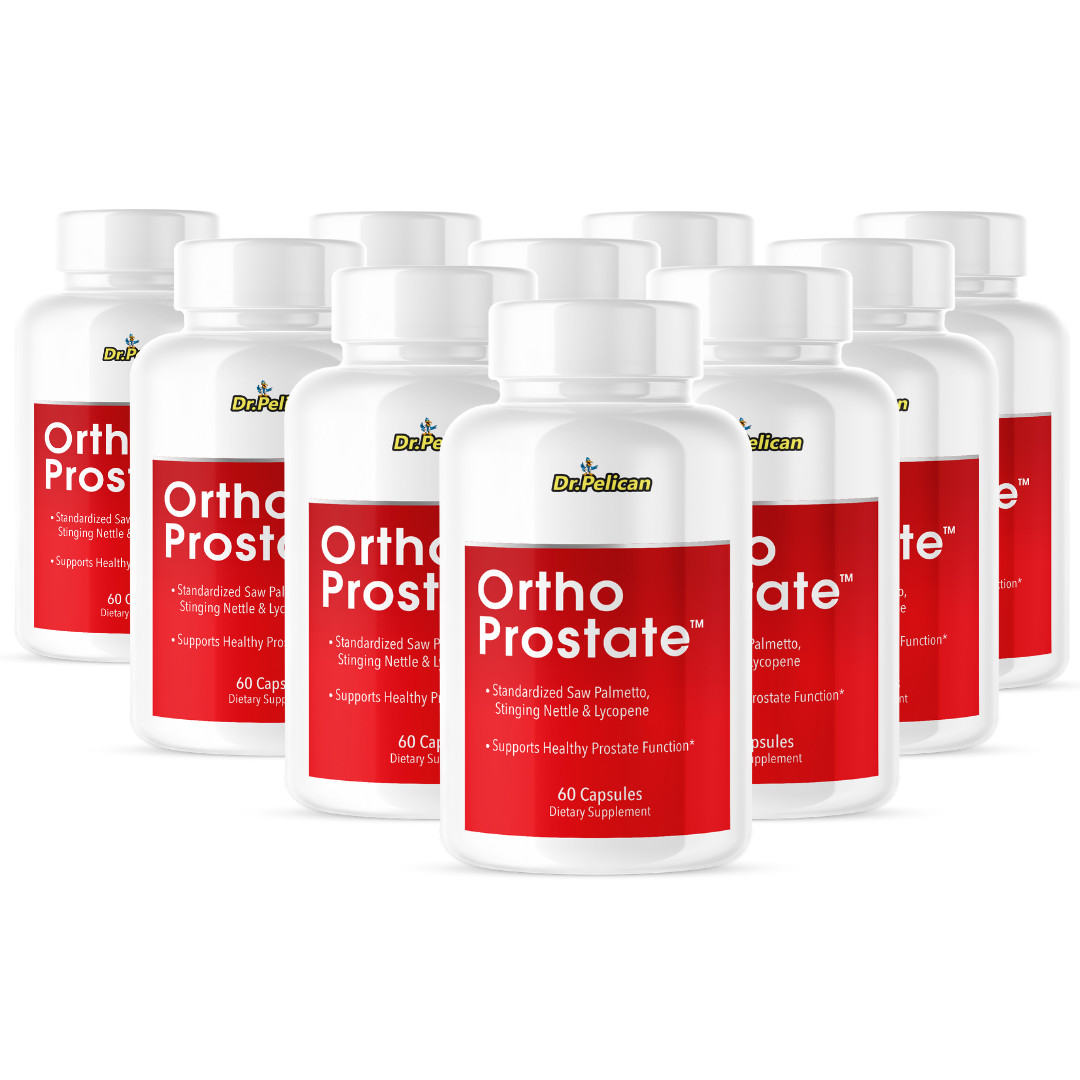 Ortho Prostate- Prostate Support- 10 Bottles- 600 Capsules
