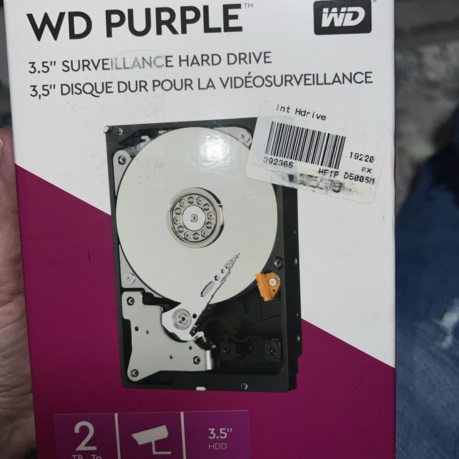 Ed Purple Surveillance Hard Drive