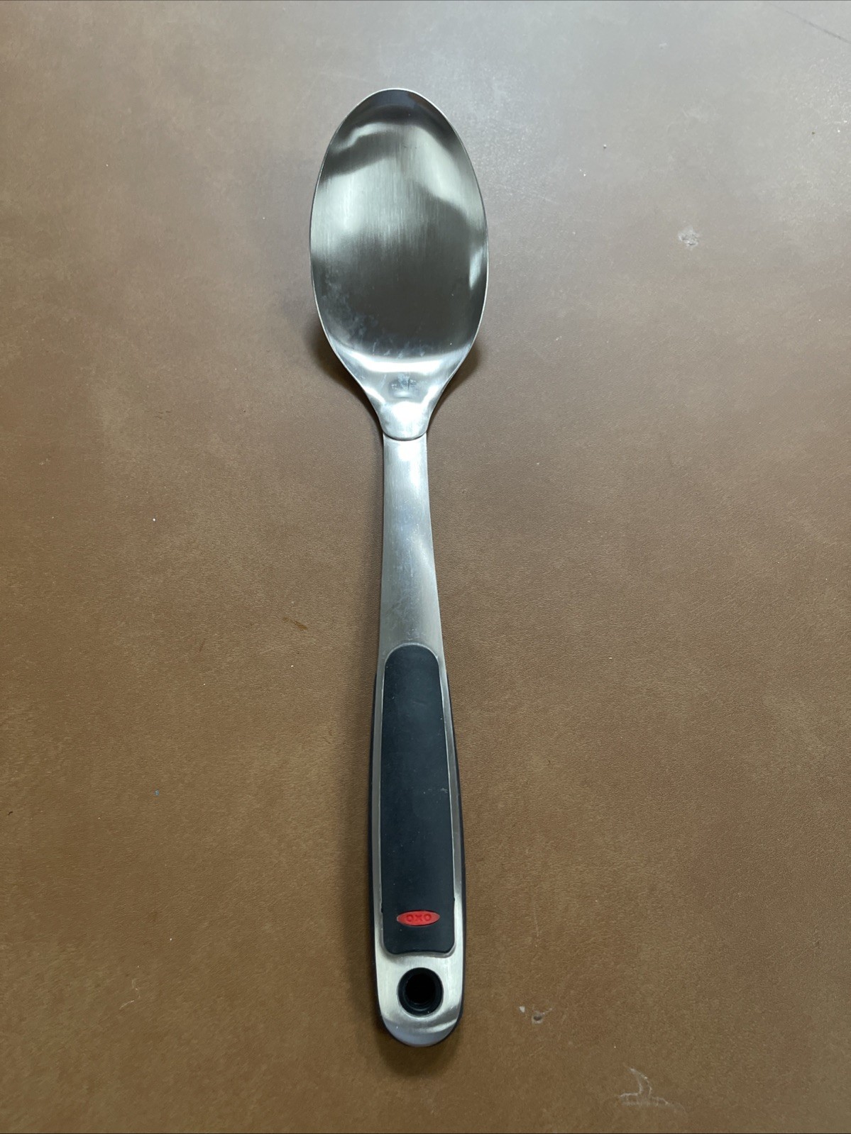 OXO LARGE Cooking Serving Utensil Stainless Sauce Spoon Heavy Duty Sturdy