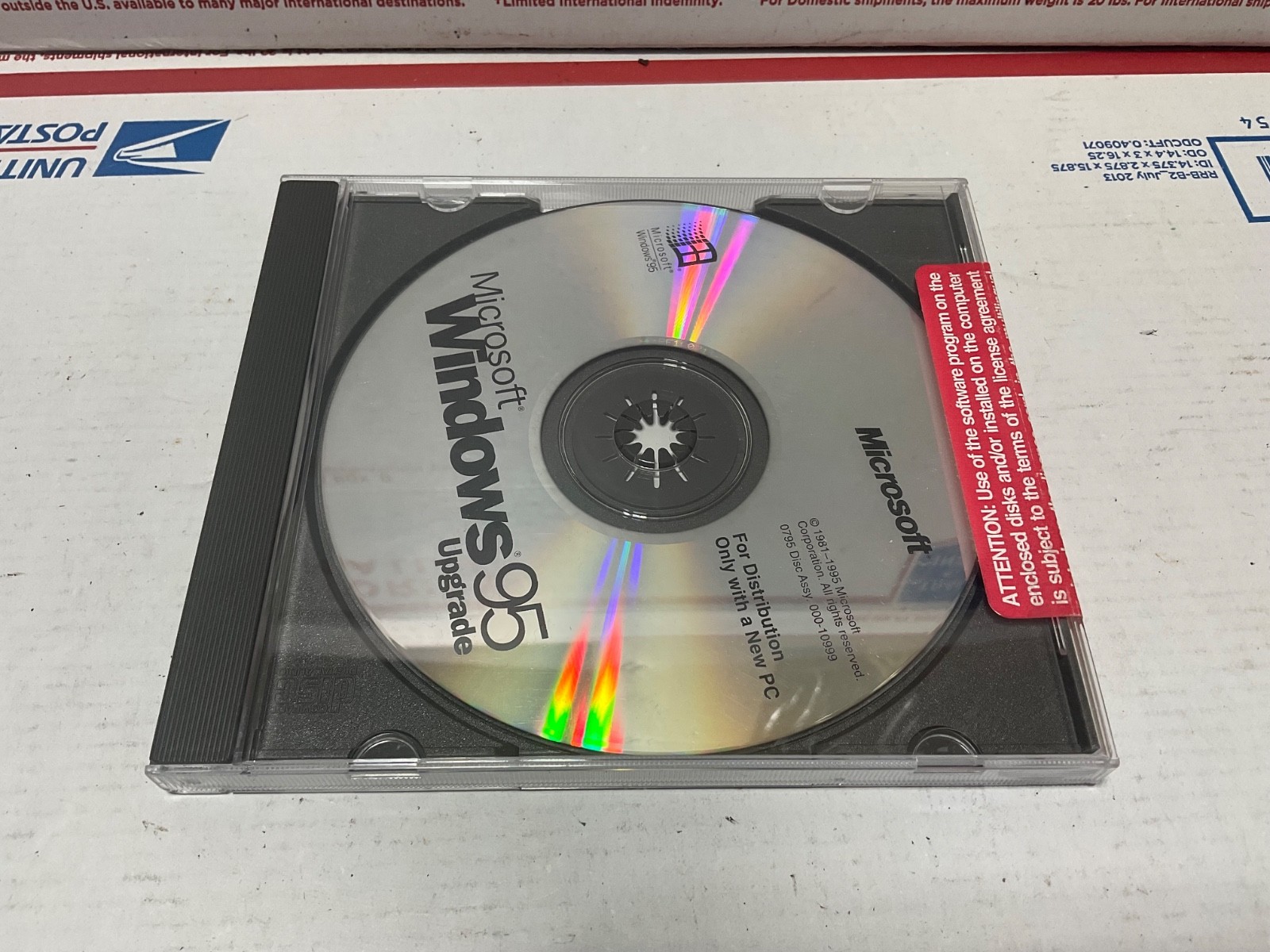 Microsoft Windows 95 Upgrade CD