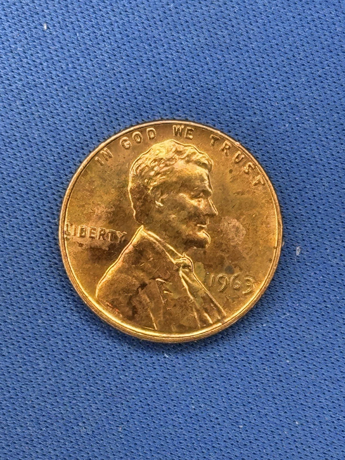 1963 Lincoln Memorial Cent Coin