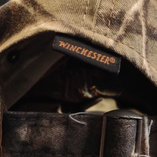 Winchester Hat Cap Men's Strap Back Brown Green Outdoor Hunting Camo Adult