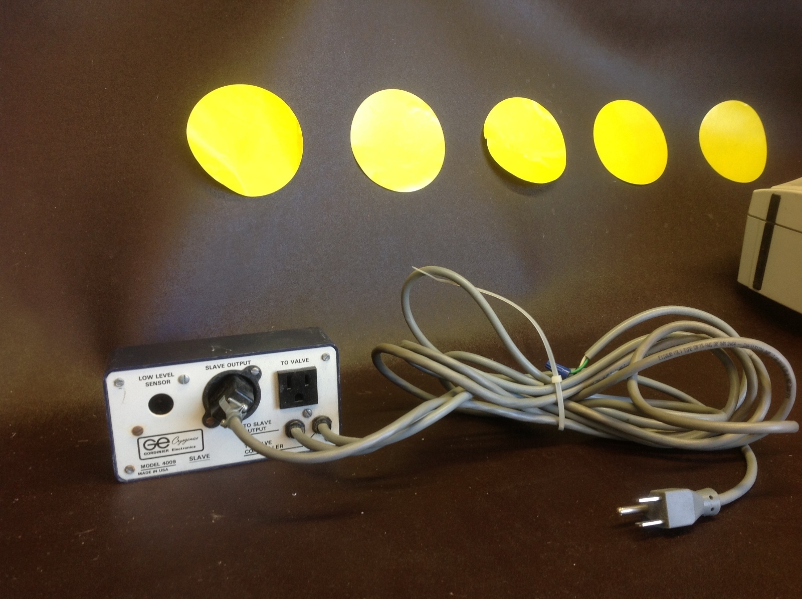 CRYOGENICS GE GARDINIER MODEL # 4009 SLAVE VALVE CONTROLLER $129