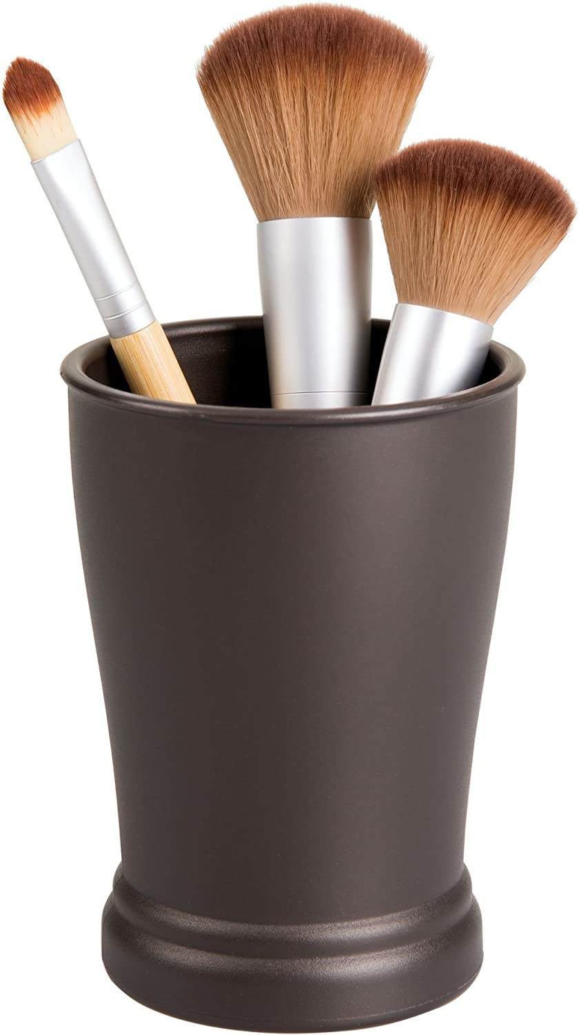 iDesign Kent Tumbler Cup for Bathroom Vanity Countertops - Bronze