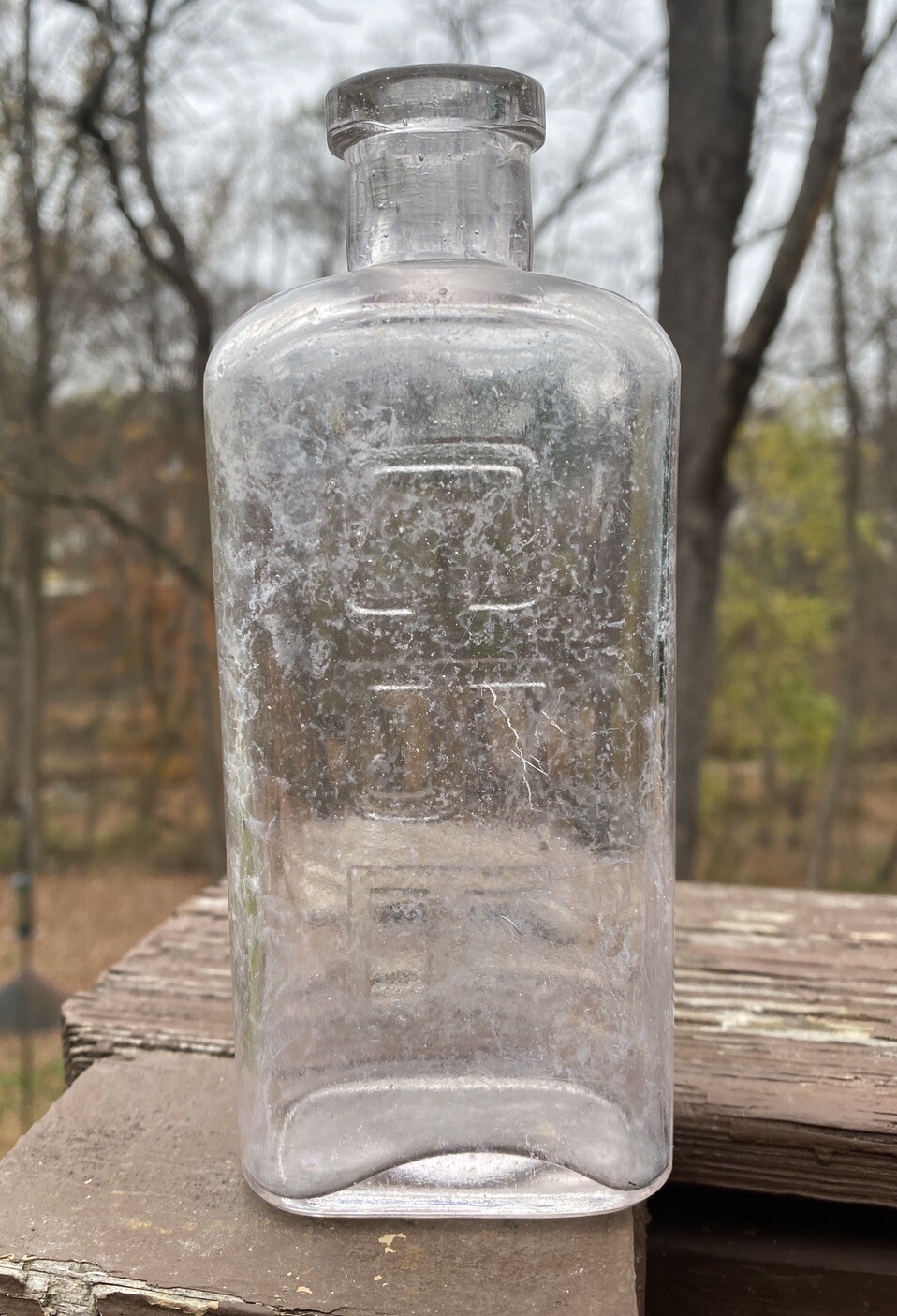 Gump Pure Rye Whiskey Flask Baltimore MD