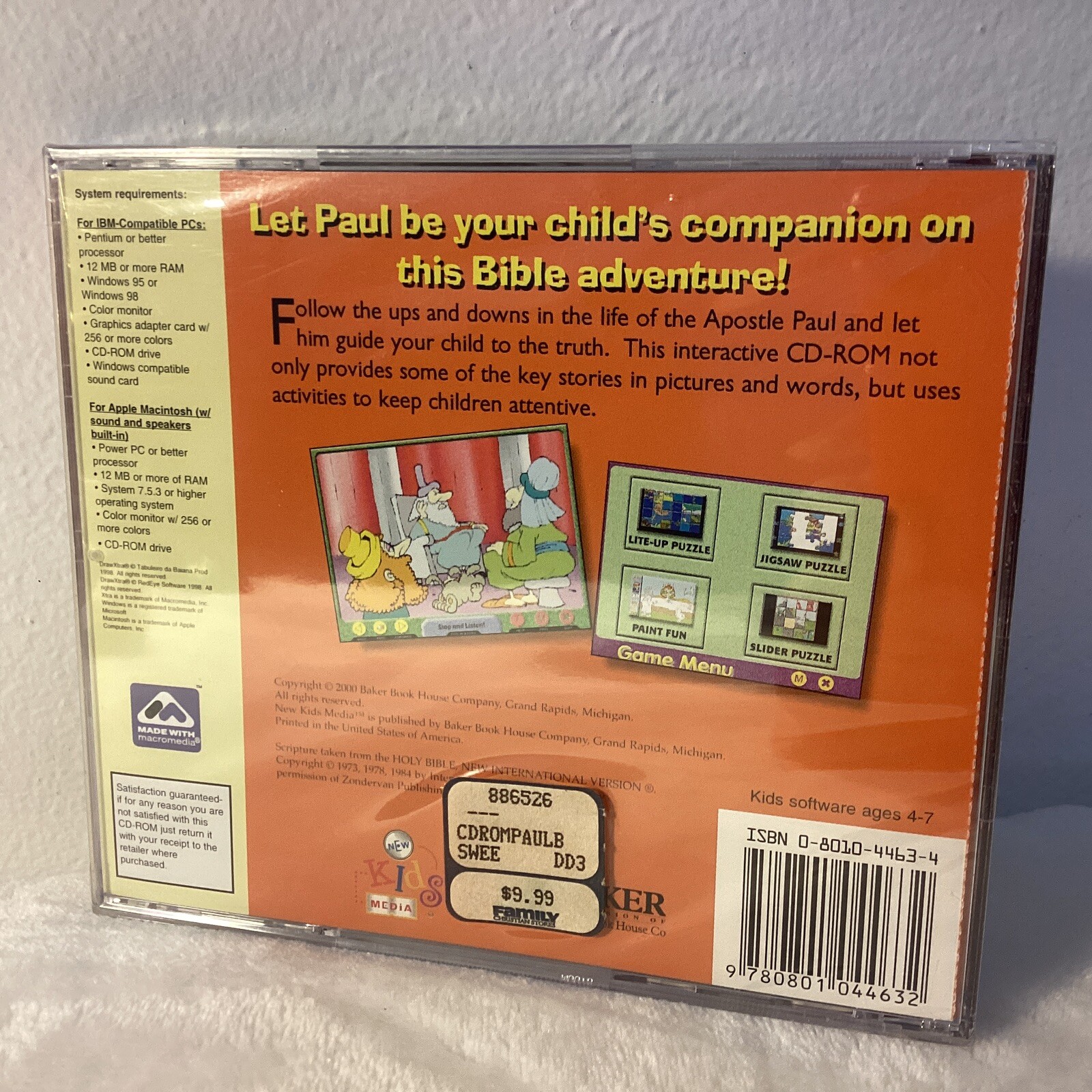 Bible Champions Paul: The Life of Paul CD - ROM - NEW