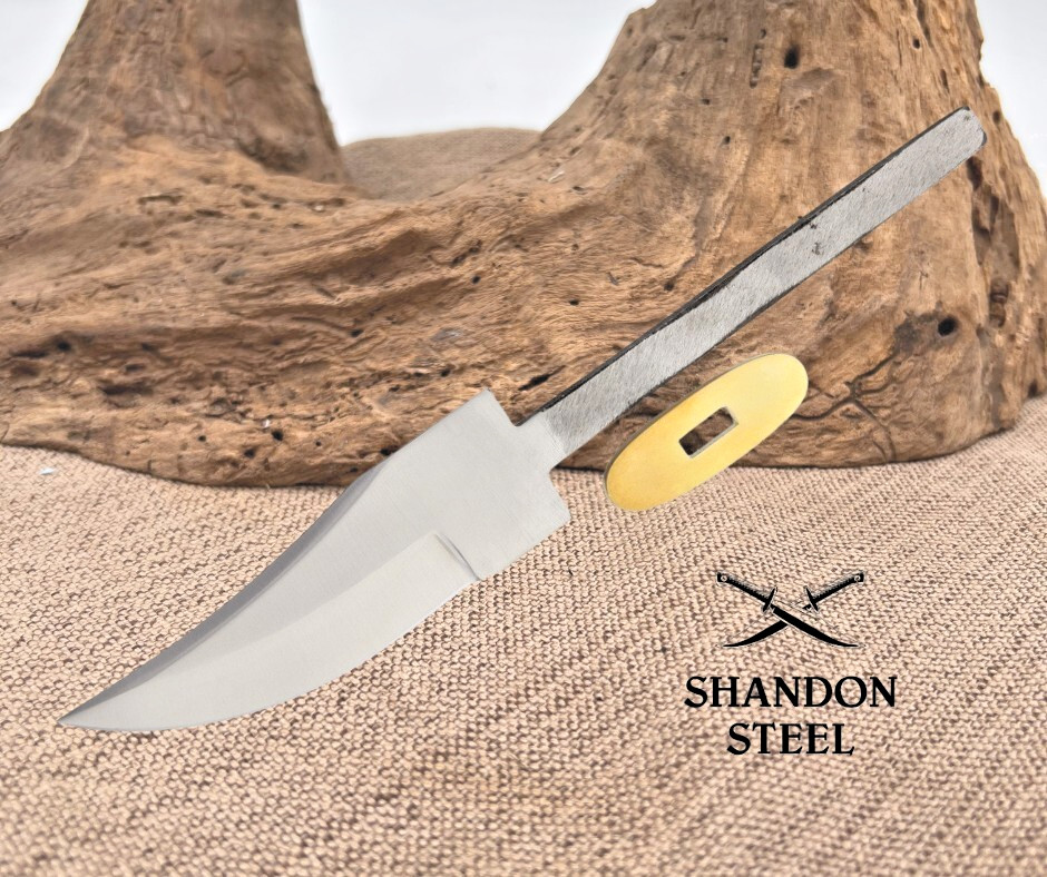 Knife Blade New Knife Making Short Clip Point BL050 Knife Blade. 8.5" overall 4"