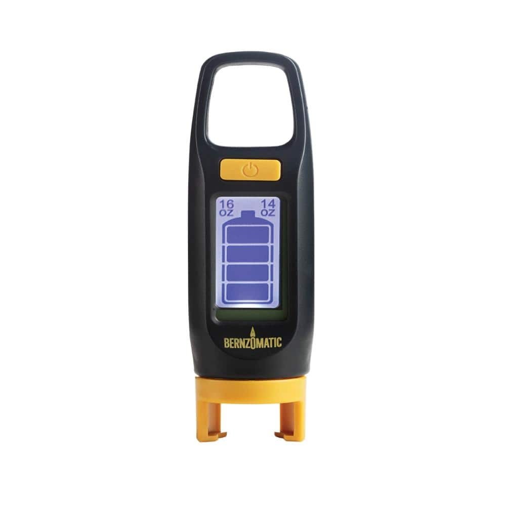Bernzomatic Digital Fuel Gauge for Propane Gas and MAP-Pro Gas Cylinder