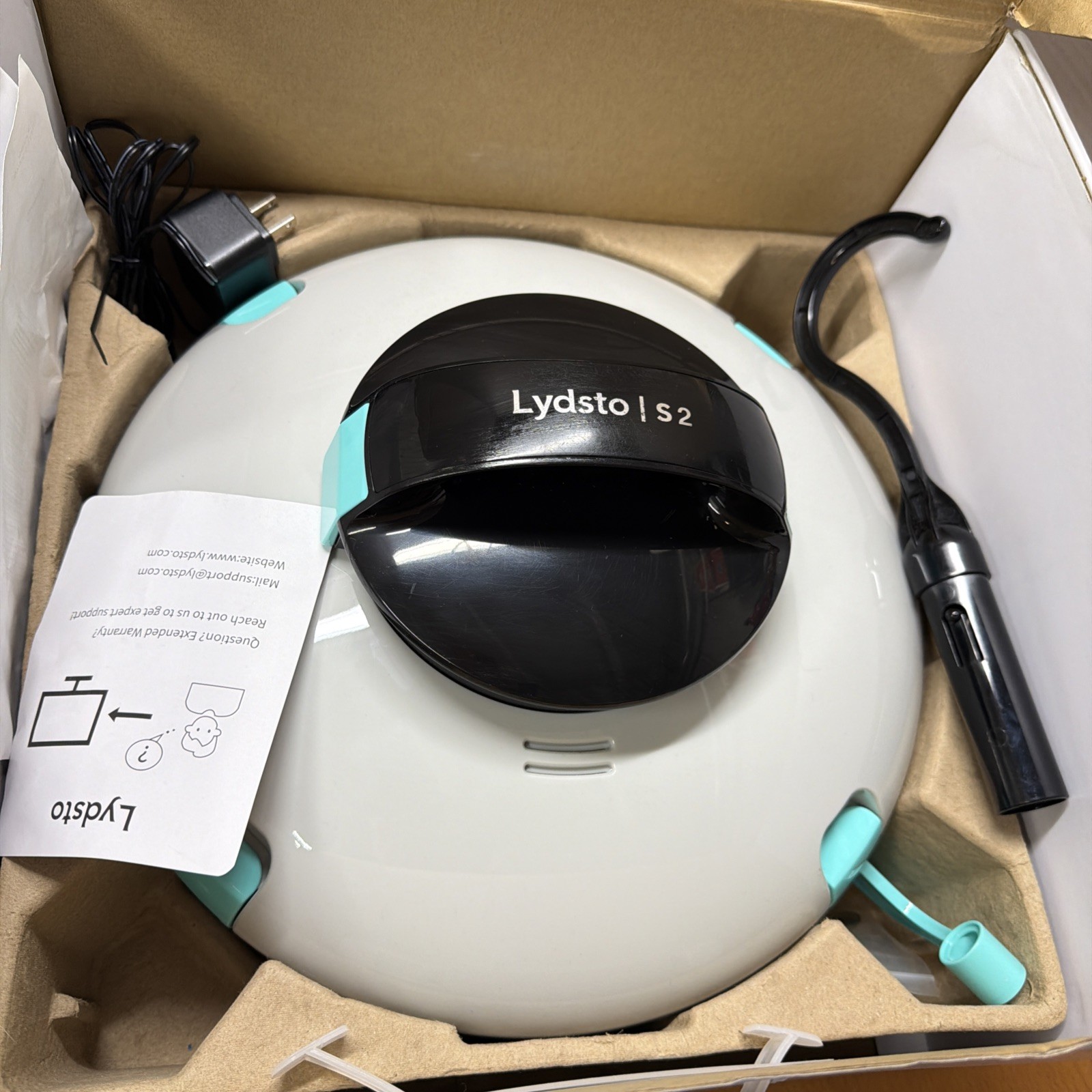 LYDSTO Cordless Robotic Pool Cleaner, Automatic Pool Vacuum, Dual-Motor