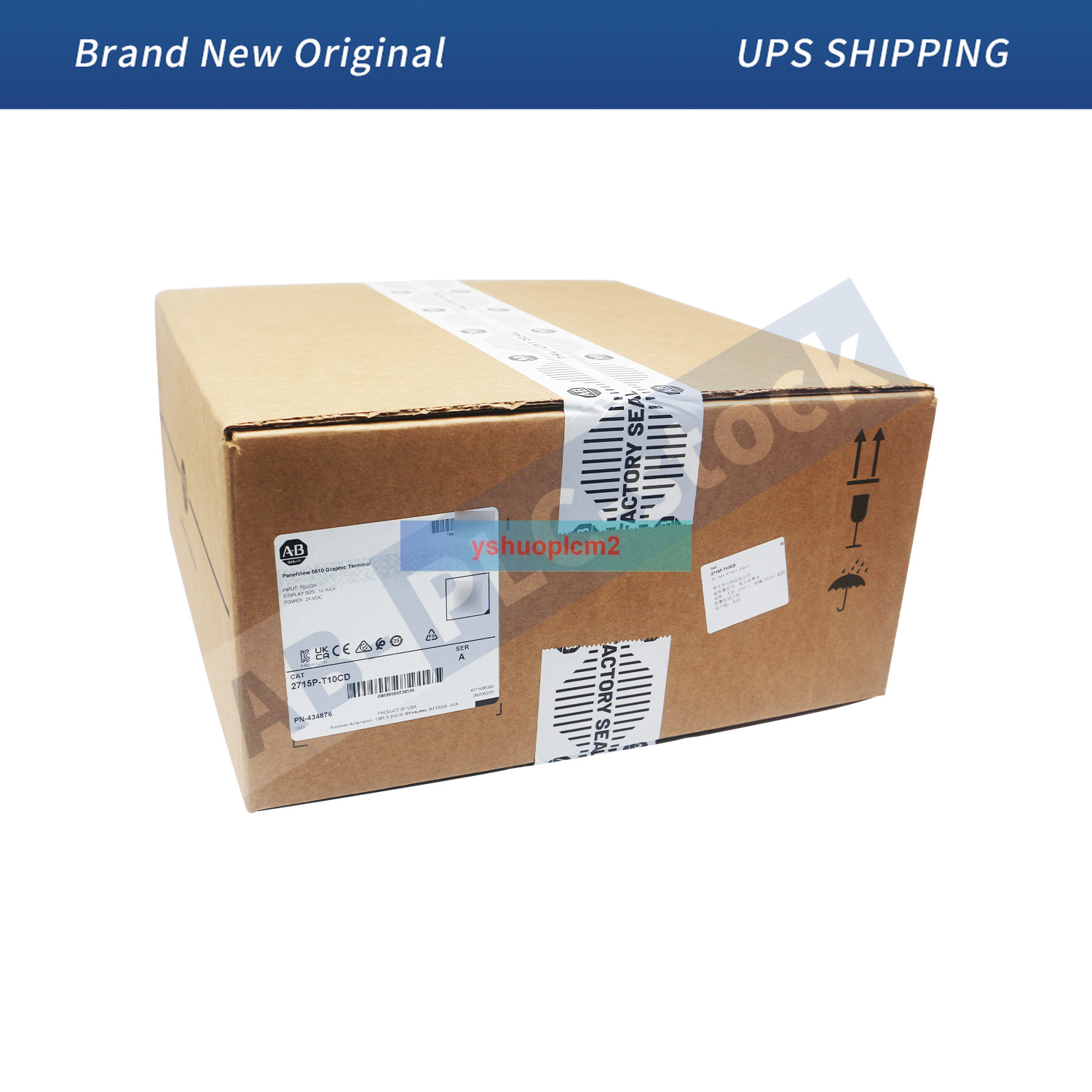 New A~B 2715P-T10CD PanelView 5510 Graphic Terminal 10 in 24V DC
