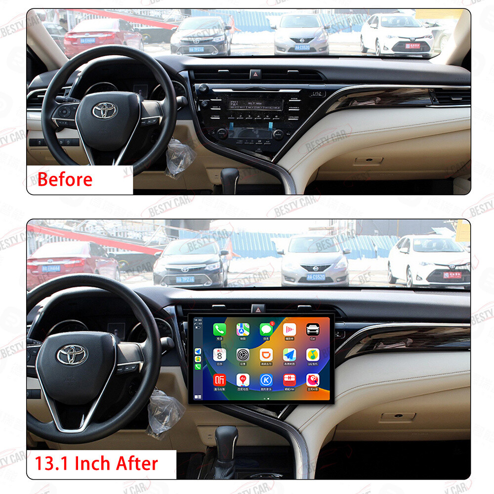 13.1" Android 12 Car Stereo Radio for Toyota Camry 2018~2020 GPS NAVI Carplay 4G
