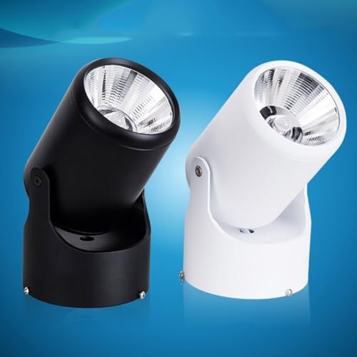 7W Indoor Led Spotlight Adjustable Ceiling Downlight Surface Mounted Cob