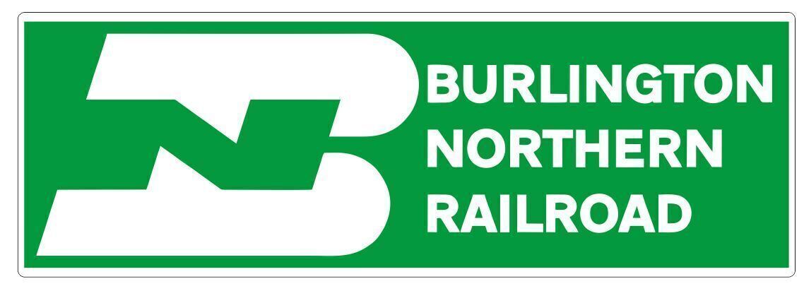 Burlington Northern Railway Railroad Train Sticker Decal