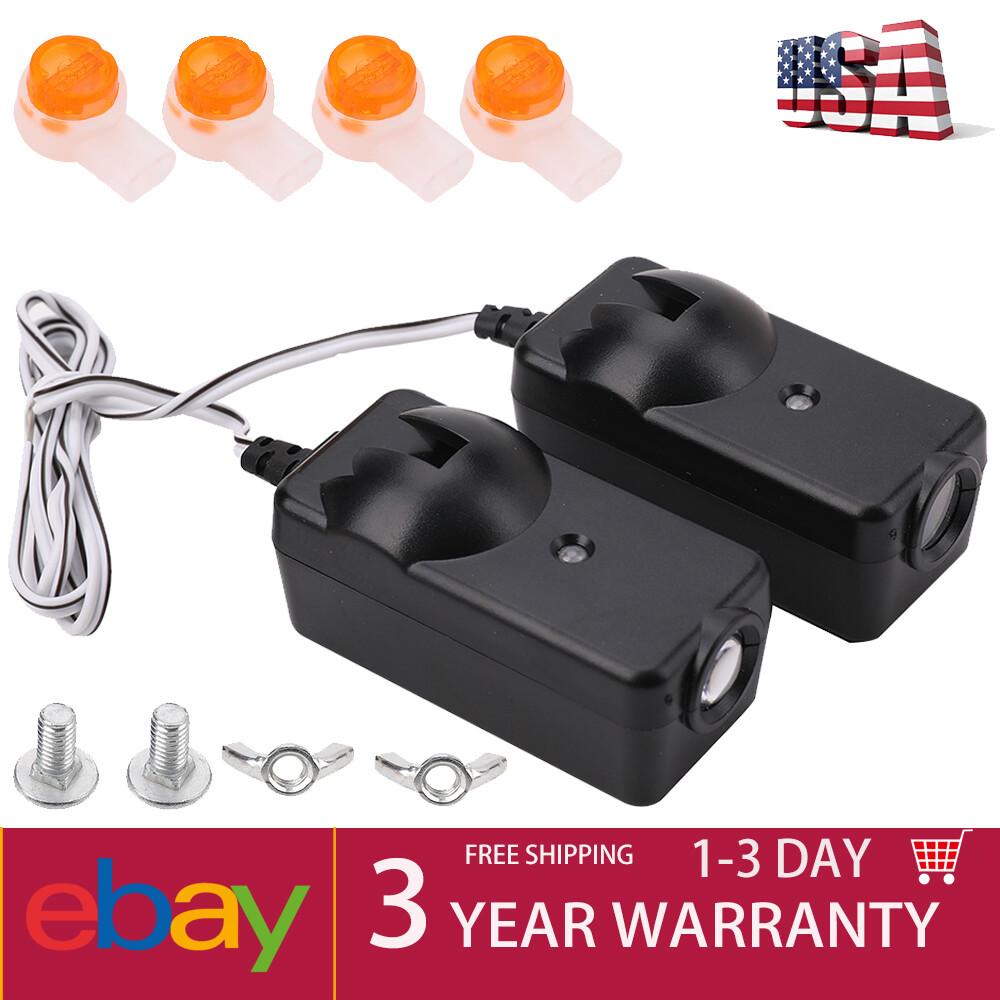 2X Garage Door Safety Sensors Eyes Only for LiftMaster Chamberlain 41A5034