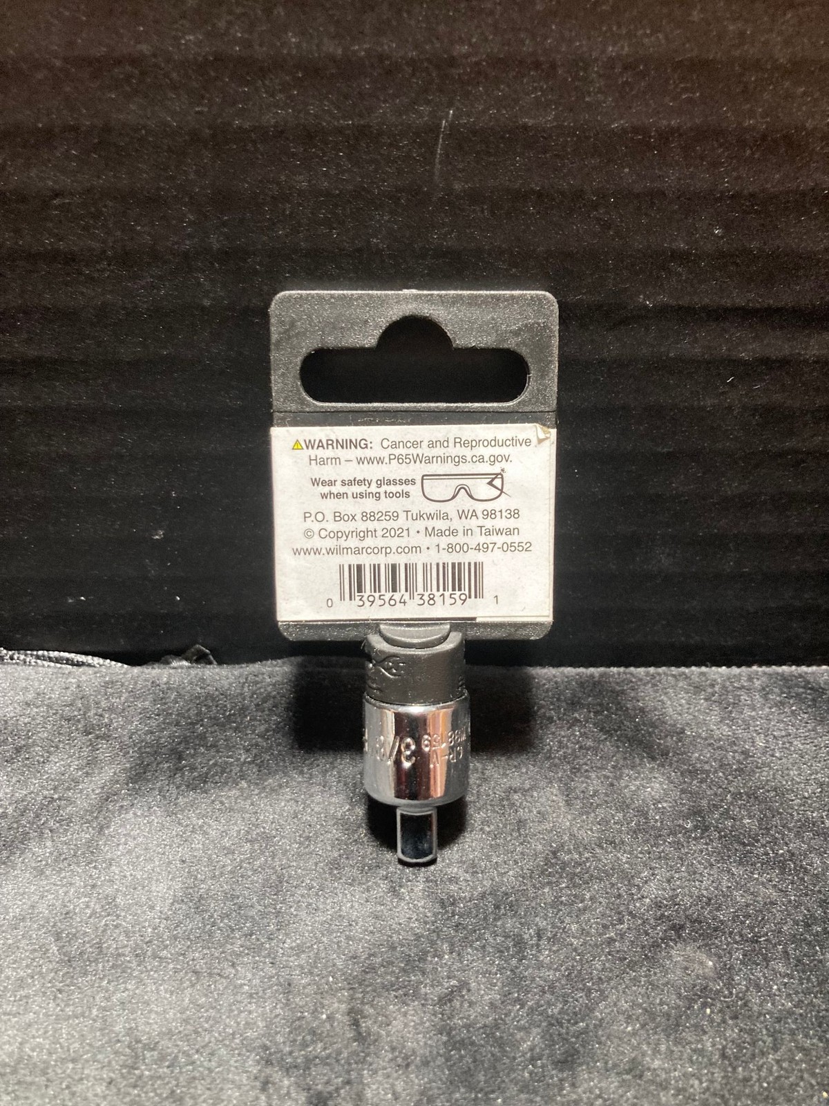 Performance Tool Adapter 1/4in to 3/8in Drive Socket Reducer W38159 Chrome
