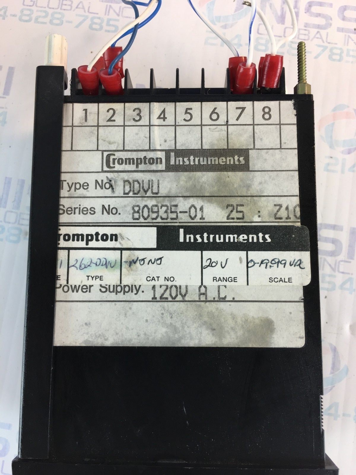 CROMPTON 262-DDVU DIGITAL PANEL METER