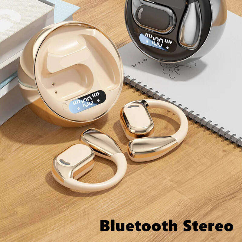 For iPhone 16/15/14/13/12 Pro Max Bluetooth Earbuds Sports Earhook Gym Headsets