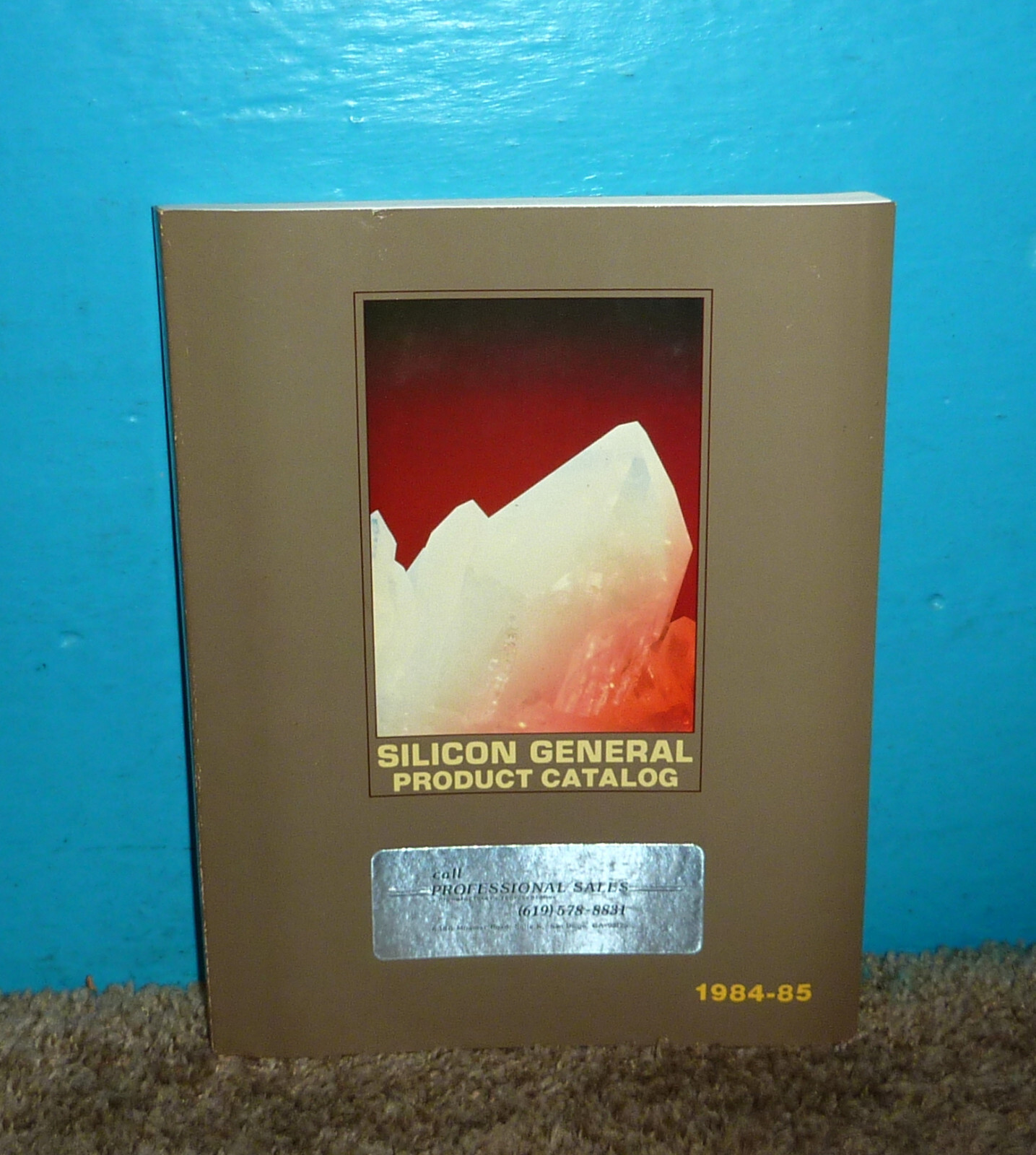 Silicon General Product Catalog 1984-85 Free Shipping