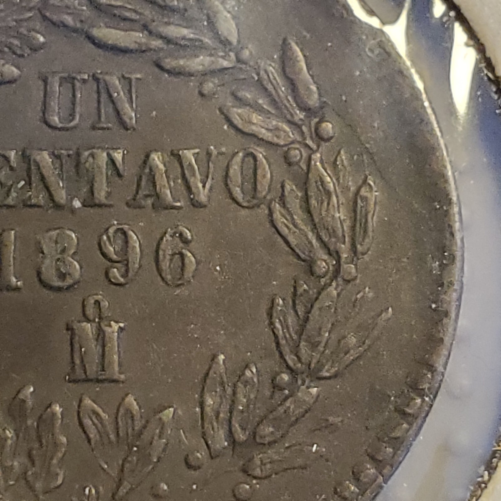 1896 MEXICO 1 CENTAVO